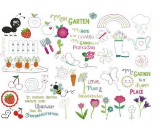 Stickdatei - Erdbeere